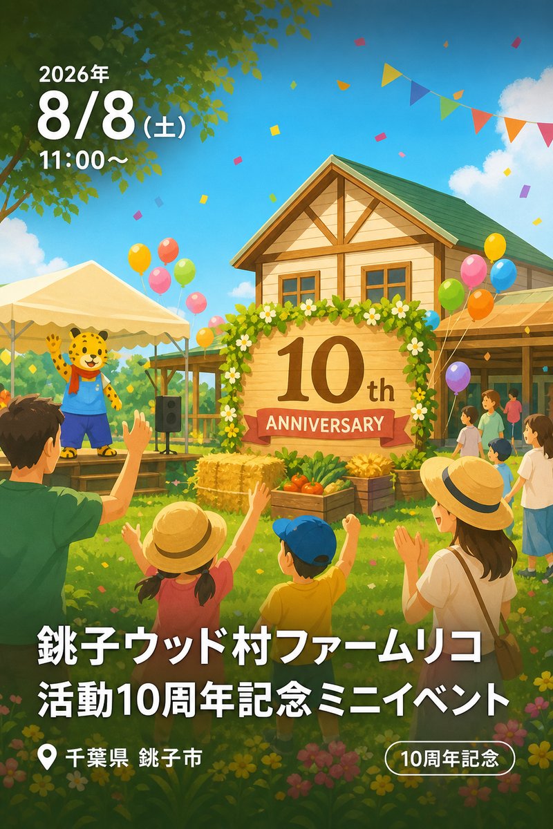 銚子ウッド村ファームリコ 活動10周年記念ミニイベント