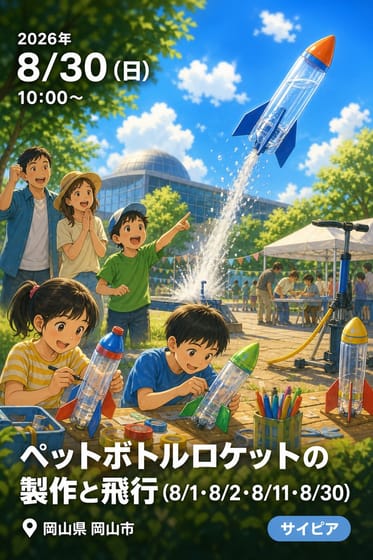 ペットボトルロケットの製作と飛行（8/1・8/2・8/11・8/30）