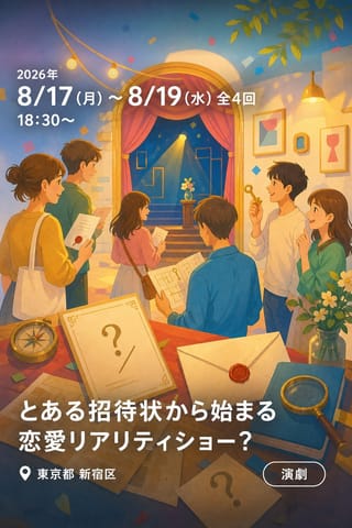 とある招待状から始まる恋愛リアリティショー？