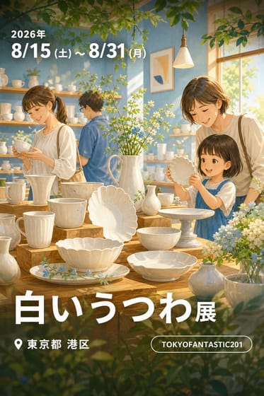 白いうつわ展