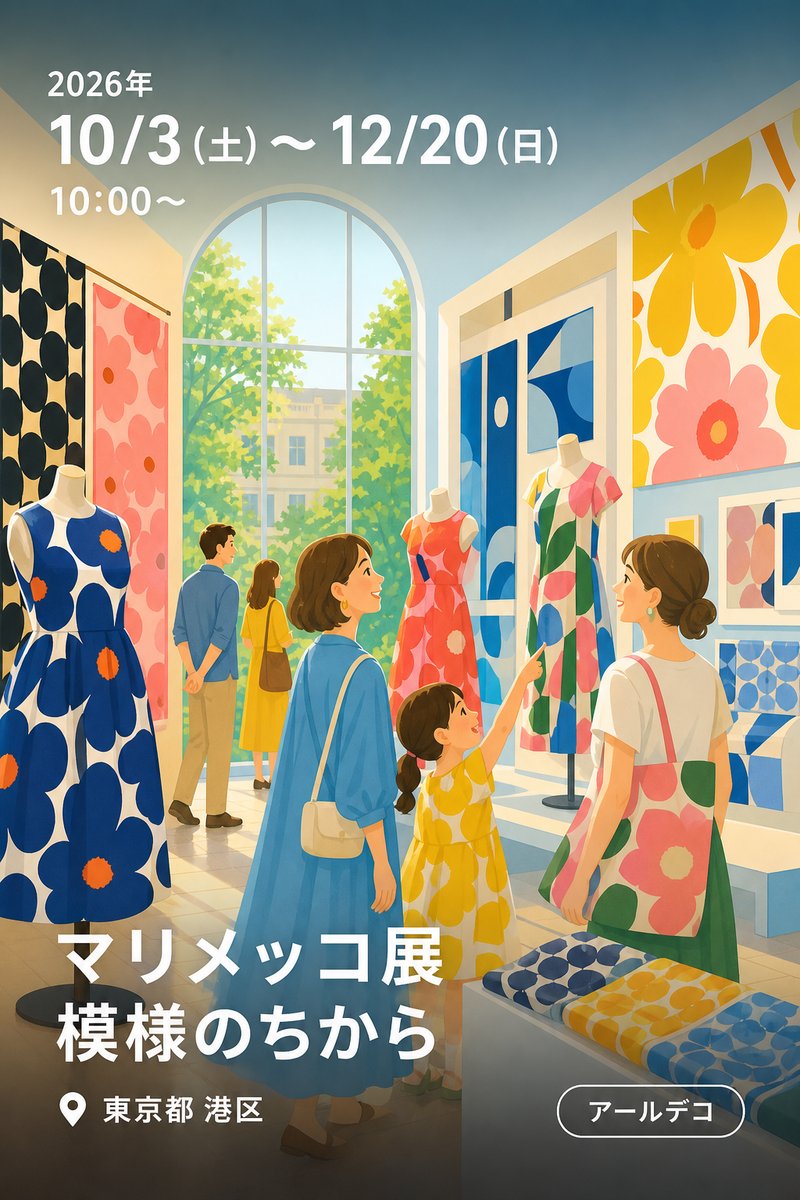 マリメッコ展 模様のちから