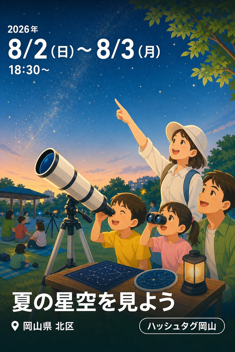 夏の星空を見よう