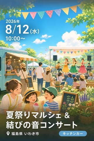 夏祭りマルシェ & 結びの音コンサート