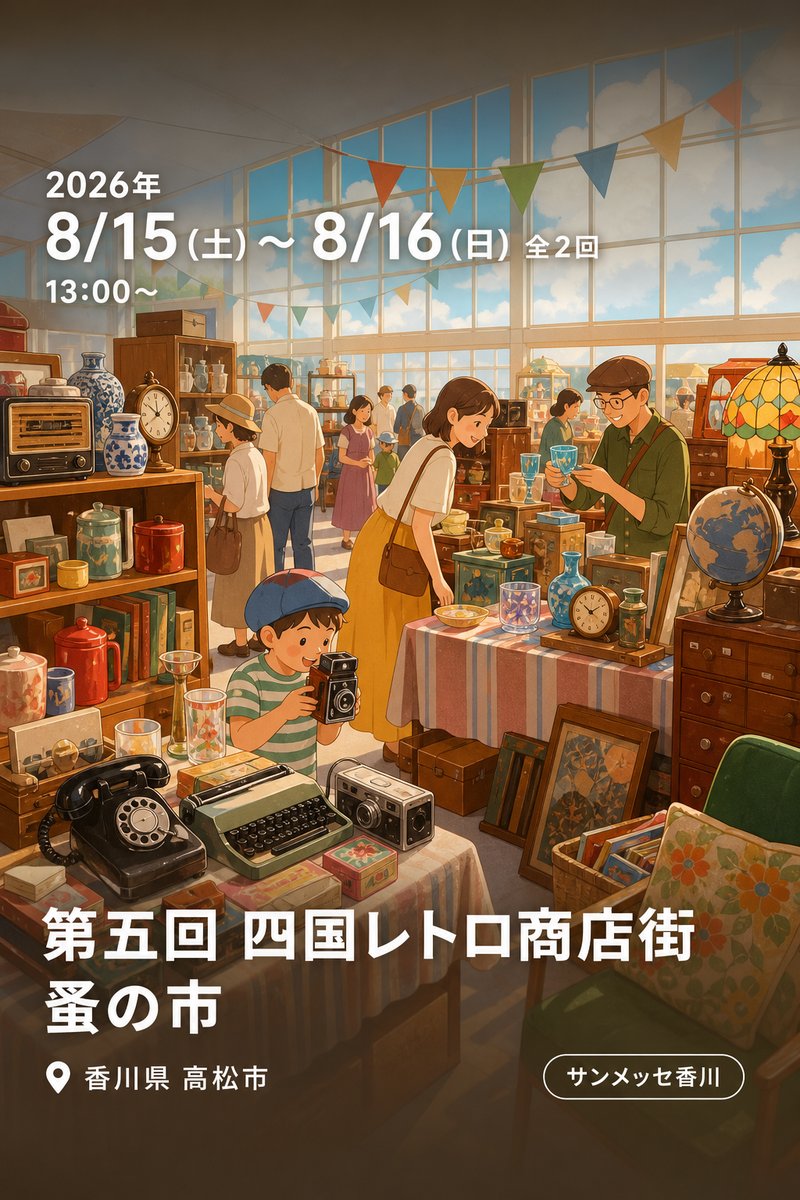 第五回 四国レトロ商店街 蚤の市