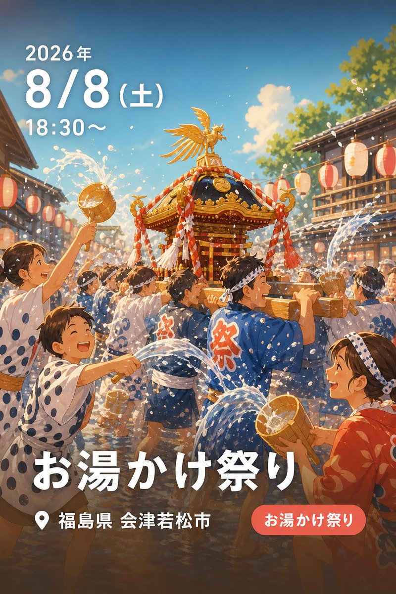 お湯かけ祭り