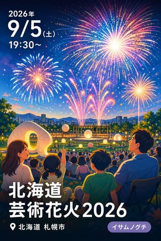 北海道芸術花火2026