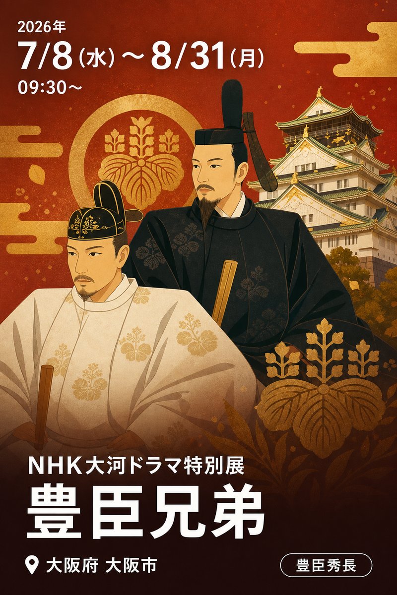NHK大河ドラマ特別展 豊臣兄弟