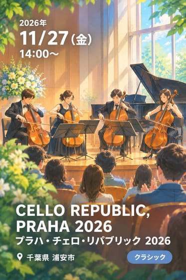 CELLO REPUBLIC, PRAHA 2026 プラハ・チェロ・リパブリック 2026