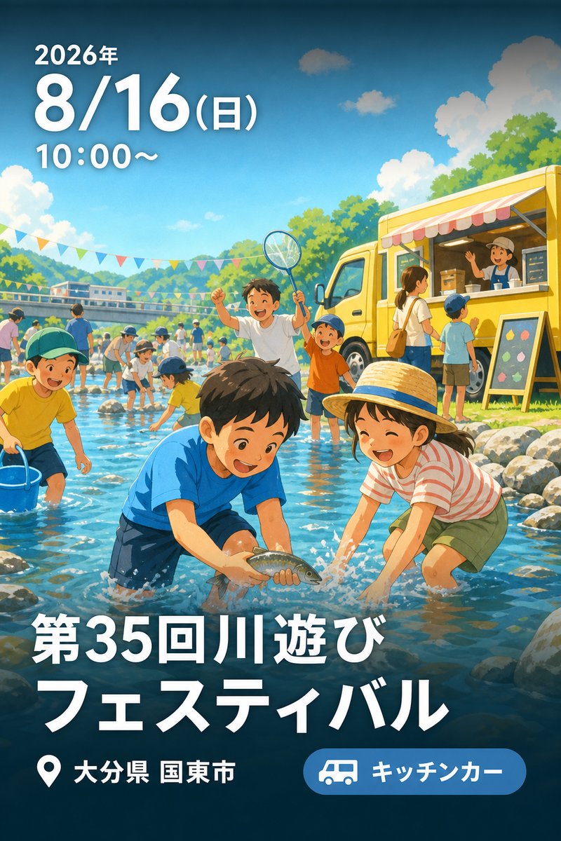 第35回川遊びフェスティバル