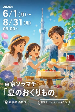 東京ソラマチ 「夏のおくりもの」