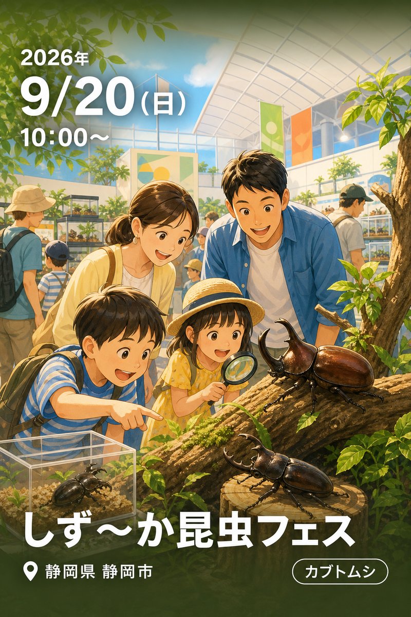 しず〜か昆虫フェス