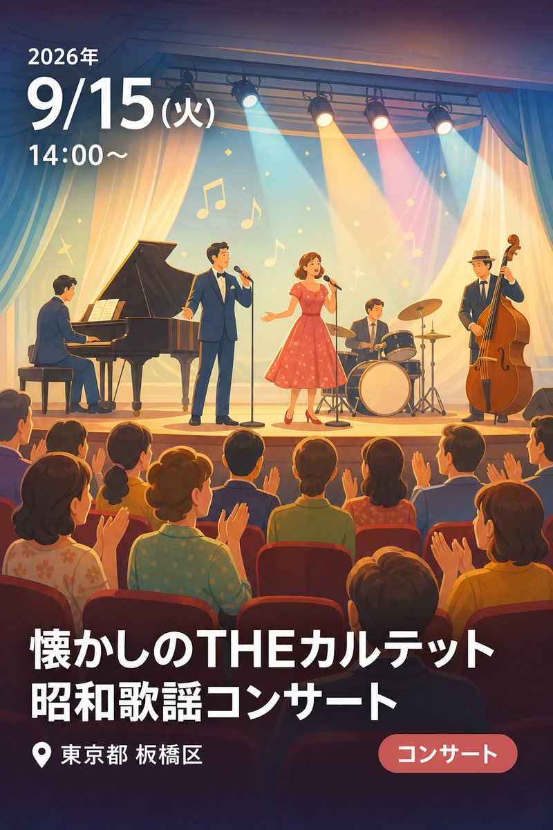 懐かしのTHEカルテット 昭和歌謡コンサート