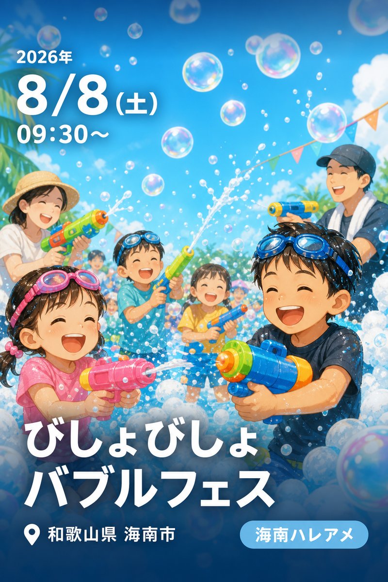 びしょびしょバブルフェス