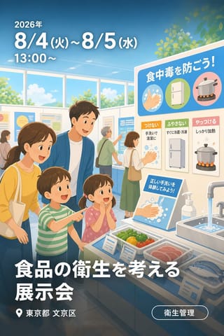 食品の衛生を考える展示会