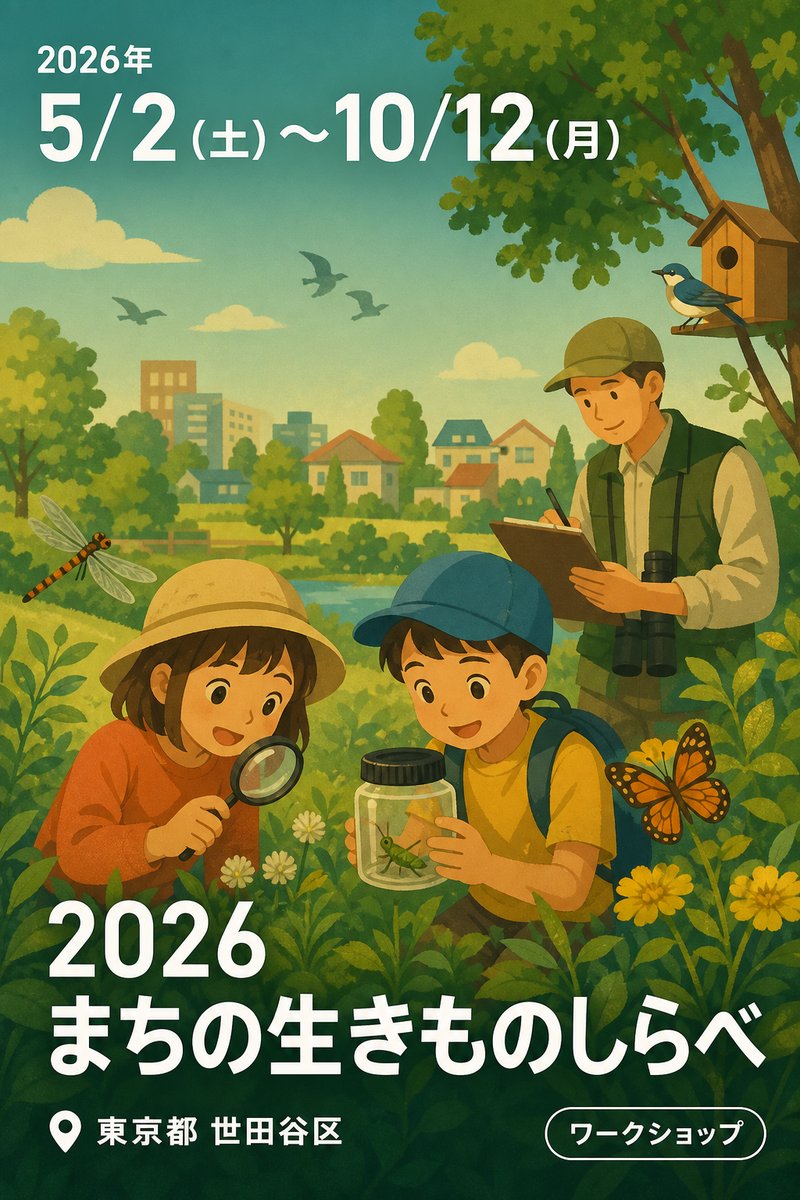 2026 まちの生きものしらべ