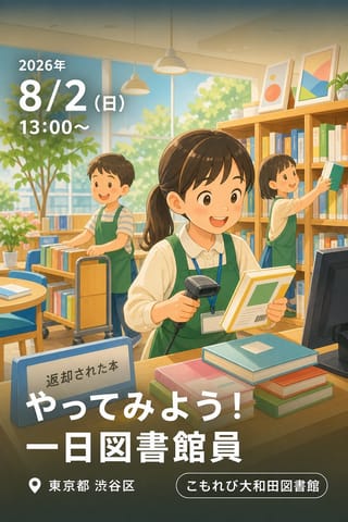 やってみよう！一日図書館員
