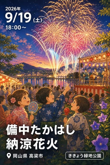 備中たかはし 納涼花火