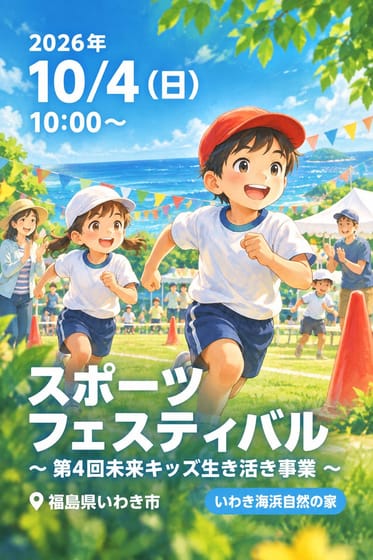 スポーツフェスティバル 〜 第4回未来キッズ生き活き事業 〜
