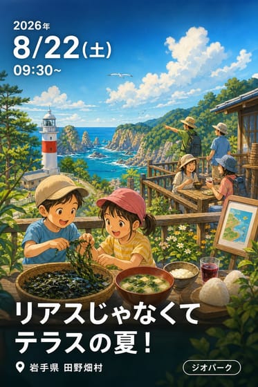 「リアスじゃなくてテラスの夏！」