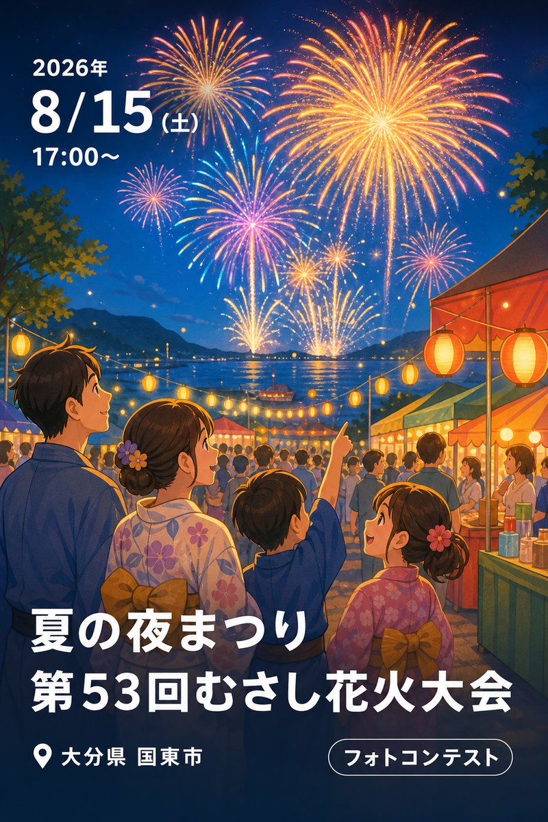 夏の夜まつり 第53回むさし花火大会