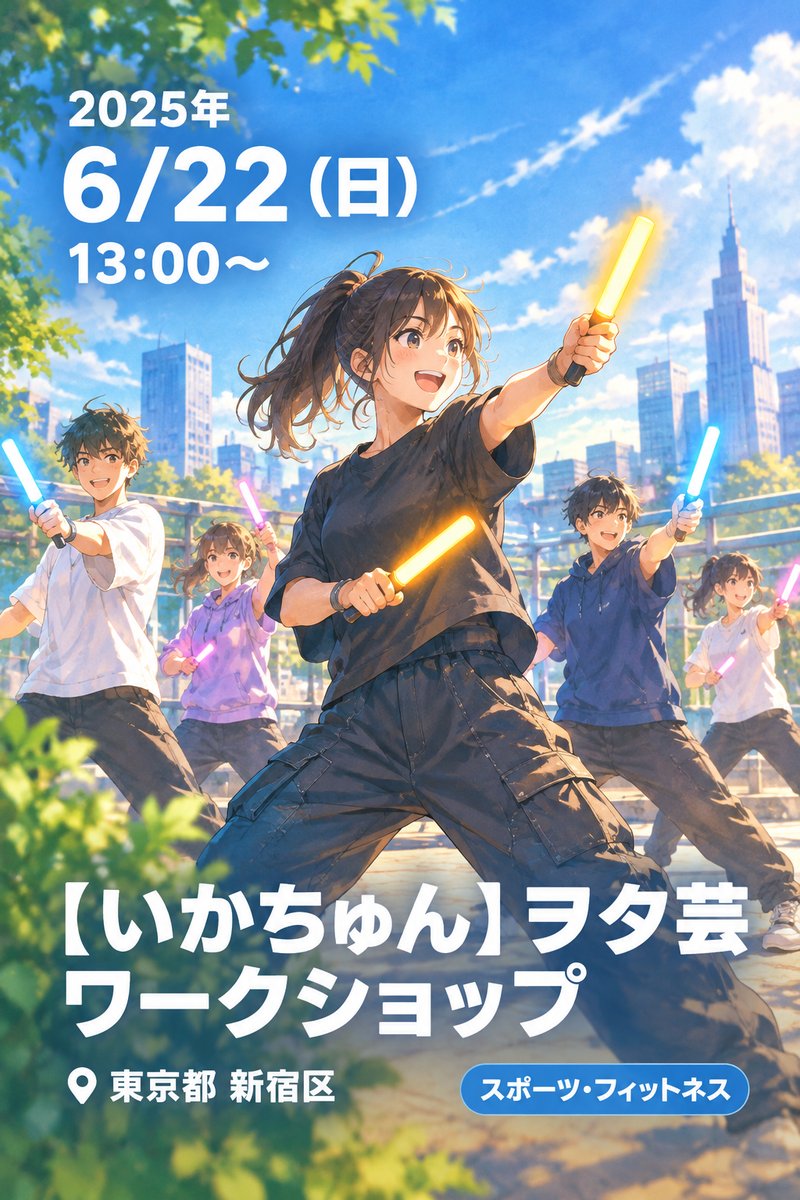 【いかちゅん】ヲタ芸ワークショップ【1部・ヲタ芸初級編】