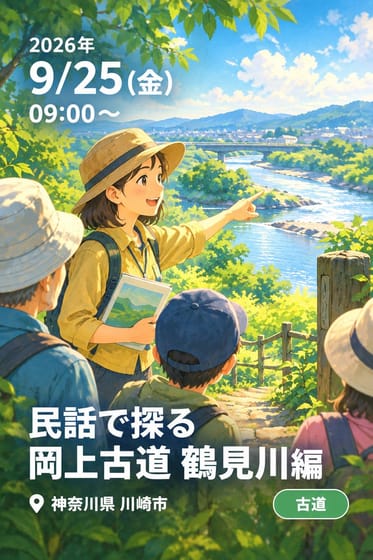 民話で探る岡上古道 鶴見川編