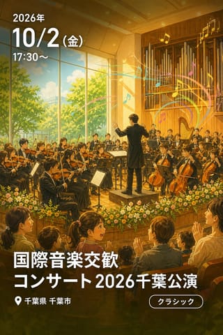 国際音楽交歓コンサート2026千葉公演