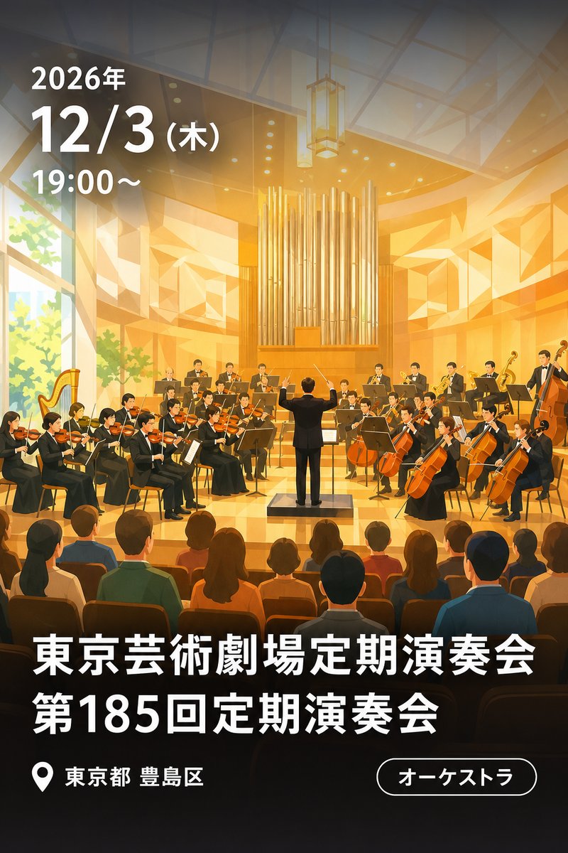 東京芸術劇場定期演奏会 第185回定期演奏会