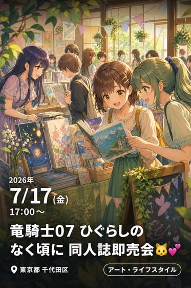 竜騎士07 ひぐらしのなく頃に 同人誌即売会🐈💕