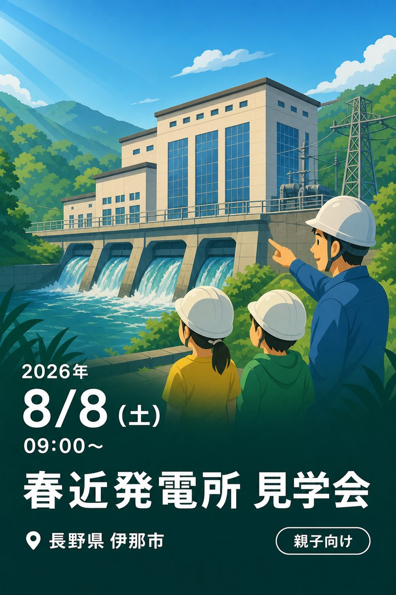 春近発電所 見学会