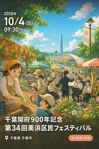 千葉開府900年記念 第34回美浜区民フェスティバル