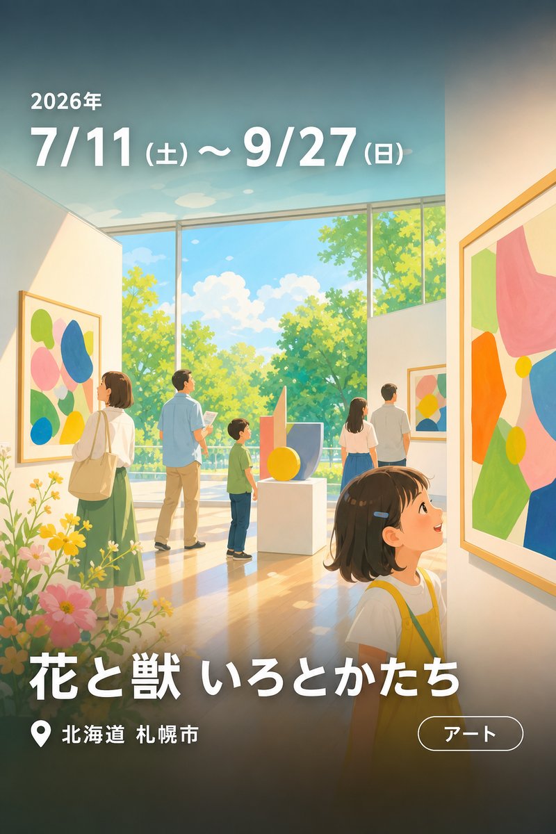 花と獣 いろとかたち