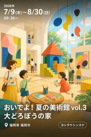 おいでよ！夏の美術館 vol.3 大どろぼうの家