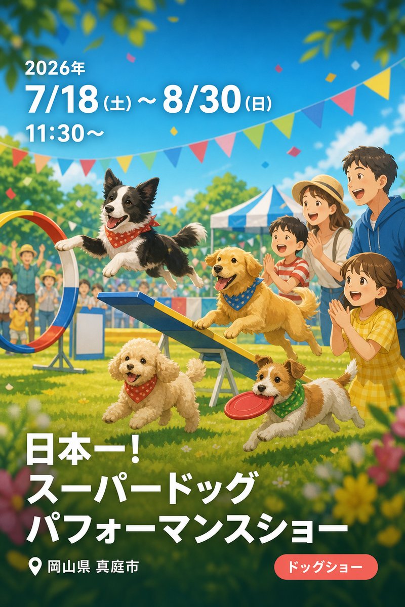 日本一！スーパードッグパフォーマンスショー