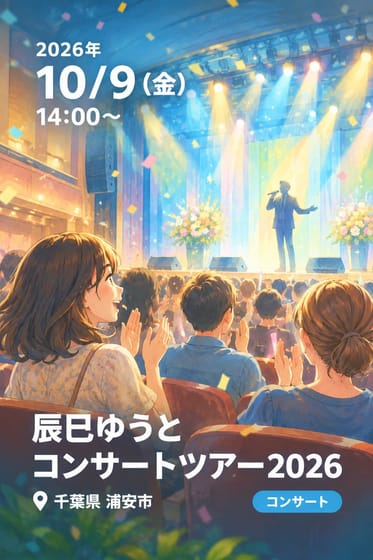 辰巳ゆうとコンサートツアー2026